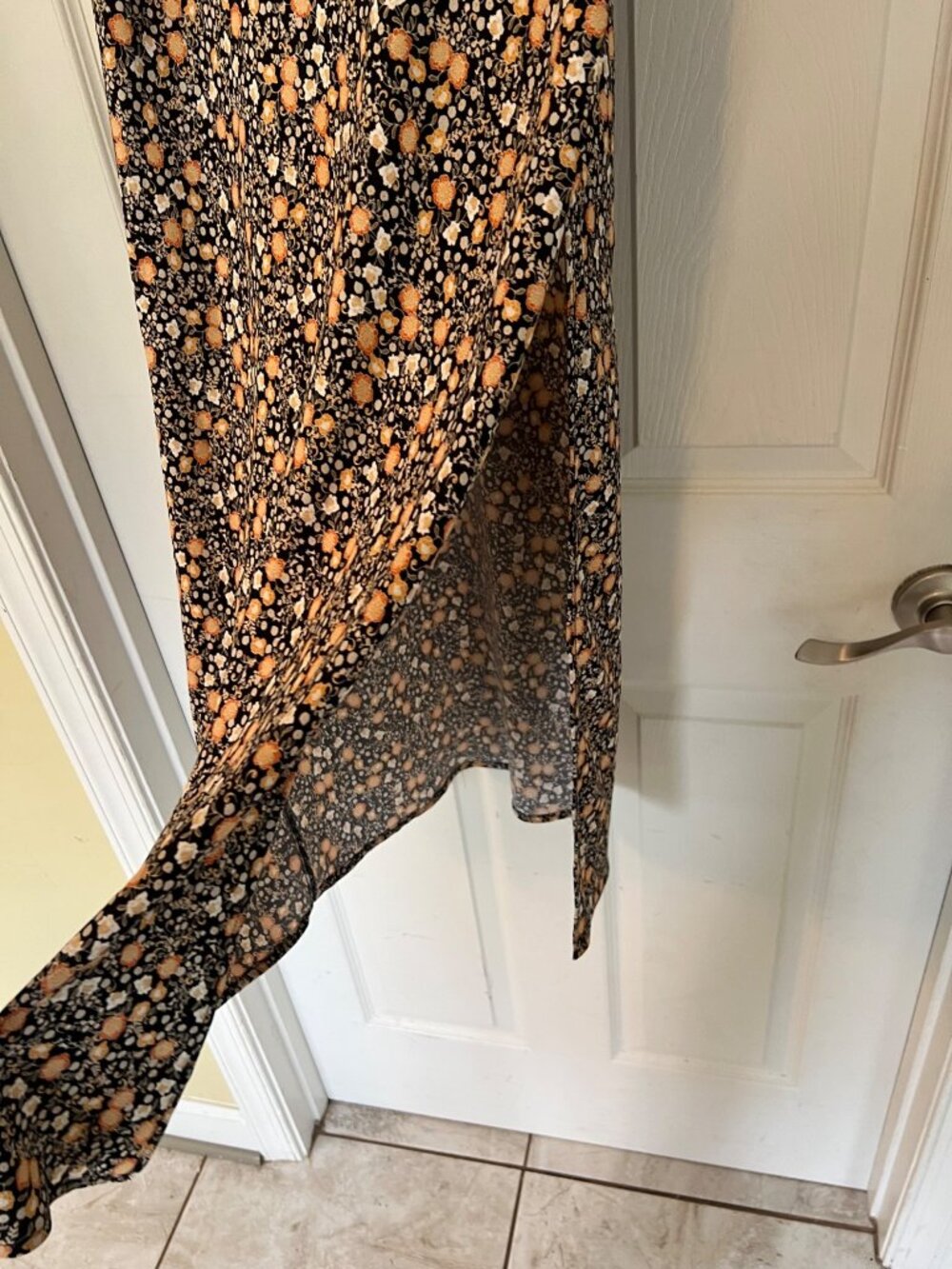 Nili Lotan X Target Floral Pattern Long Pull On A-Line Maxi Skirt 90s Y2K XXS - Picture 4 of 10